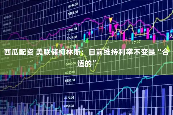 西瓜配资 美联储柯林斯：目前维持利率不变是“合适的”