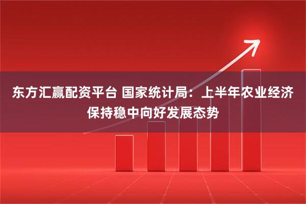 东方汇赢配资平台 国家统计局：上半年农业经济保持稳中向好发展态势